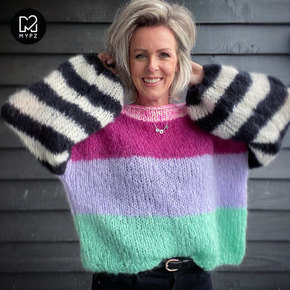 Knitting Kit – MYPZ Basic Light Mohair Pullover Coco no10 (ENG-NL)