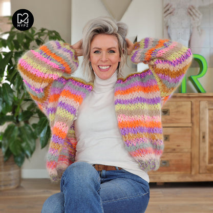 Knitting Kit – MYPZ Short Chunky Mohair Cardigan Wow! No.15 (ENG-NL)