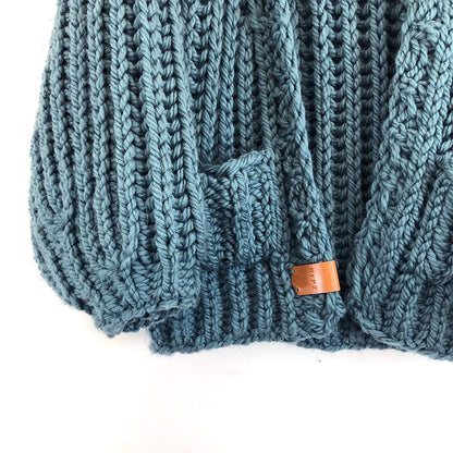 MYPZ super chunky hooded cardigan